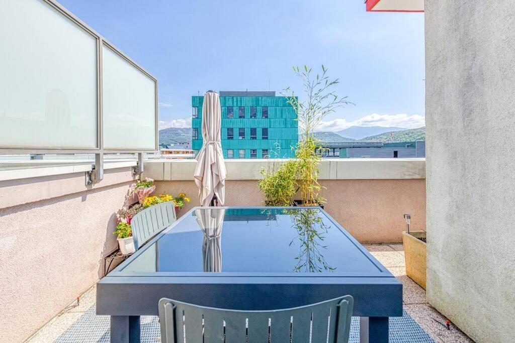 Apartmán Standing, Balcon Avec Vue, Clim, Tt Equipe Confort Échirolles Exteriér fotografie